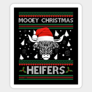 Mooey Christmas Magnet